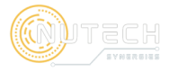 NuTech Logo - White - yellow